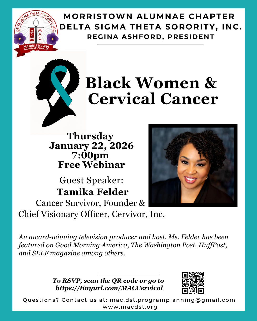 Black Women & Cervical Cancer Virtual Webinar - Cervivor